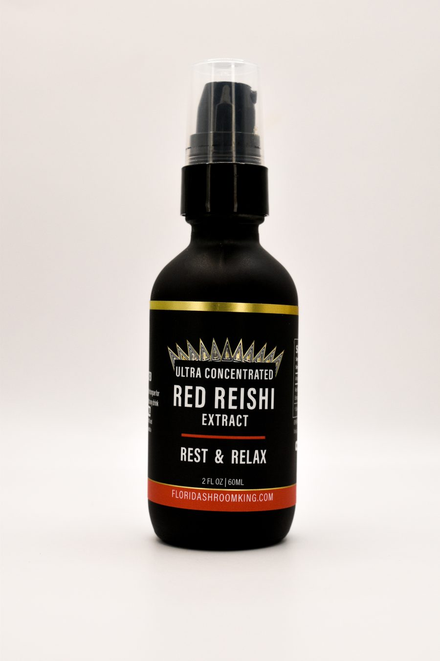 Red Reishi mushroom extract, 2 fl oz bottle