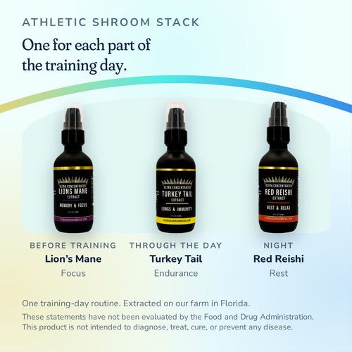 Athletic Shroom Stack, which extract to take and when