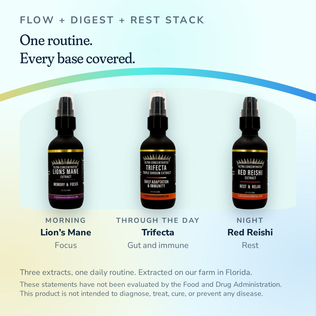 Flow + Digest + Rest Stack - Florida Shroom King