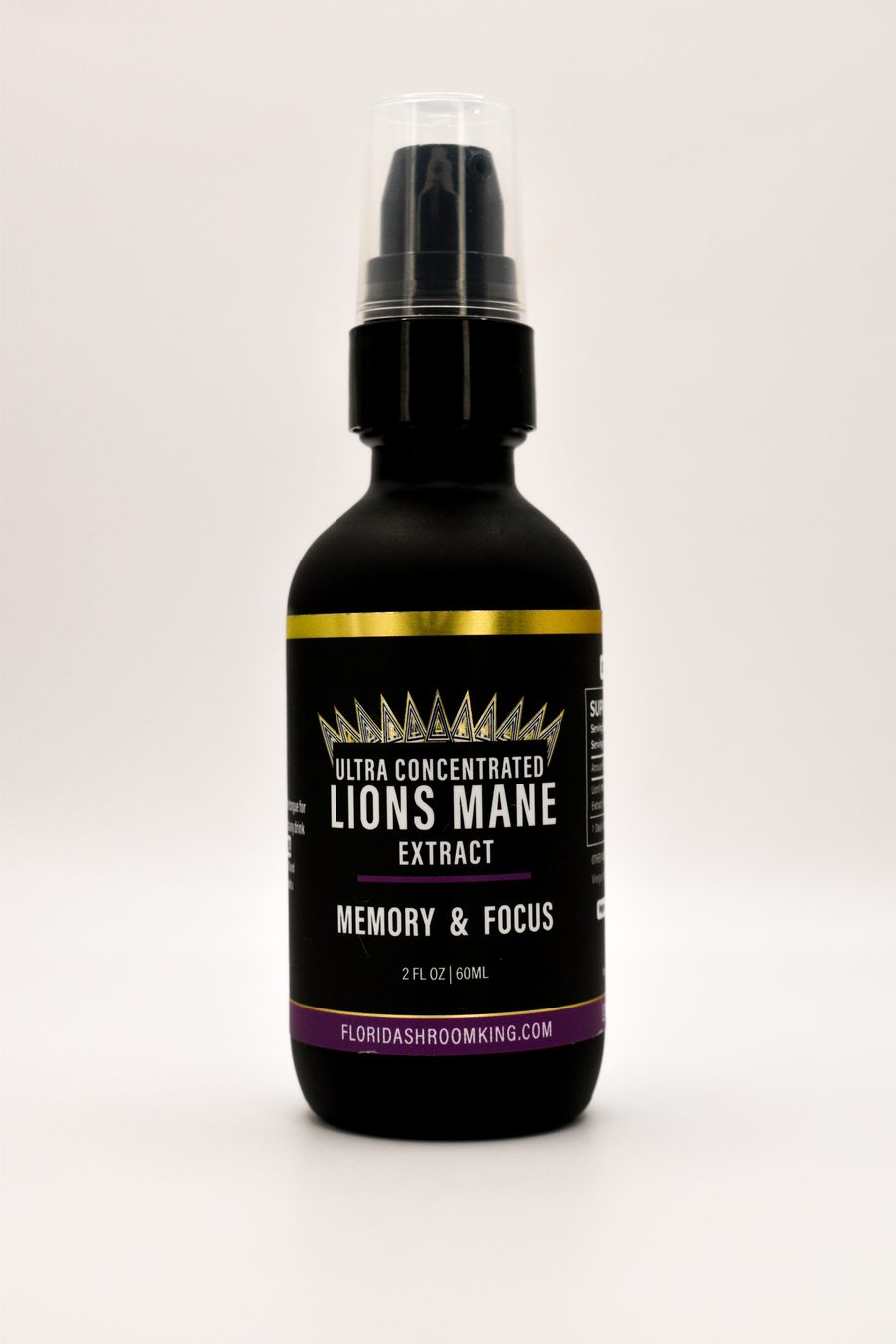 Lion's Mane mushroom extract, 2 fl oz bottle